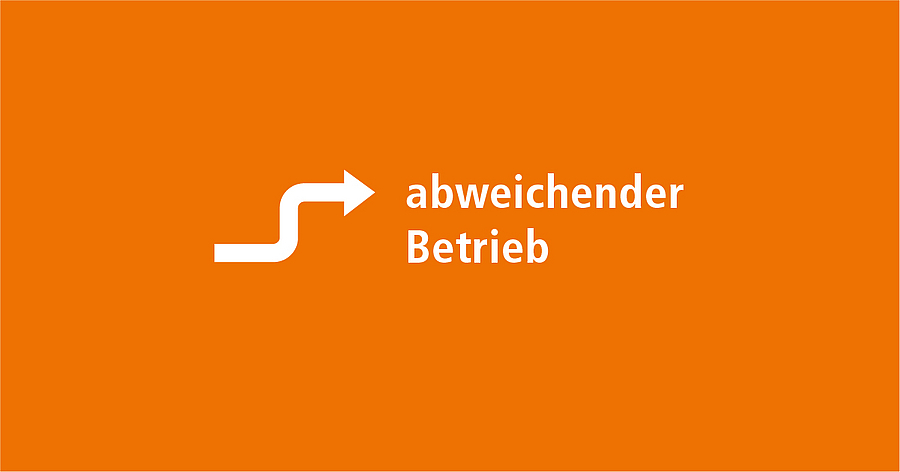 orangefarbene Grafik "Abweichender Betrieb"